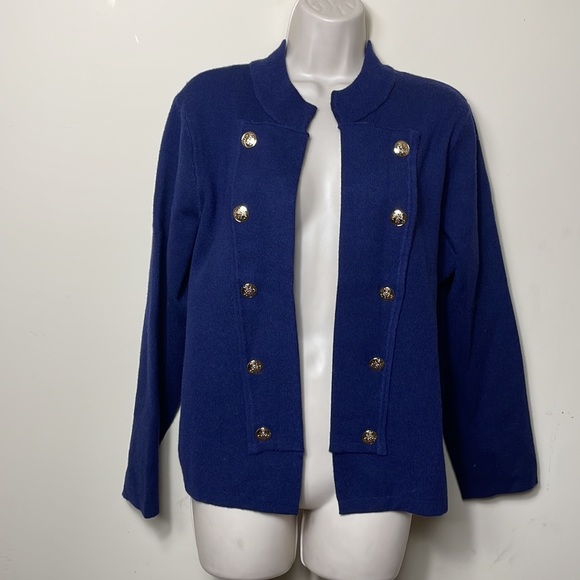 Jones New York Signature Military Cardigan NWT - Picture 10 of 15
